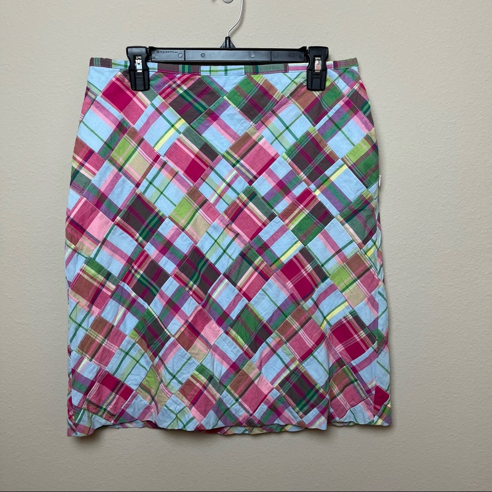 Brooks Brothers Multicolor Plaid Skirt